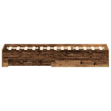 Bed Frame With Drawers Old Wood 120X200 Cm Engineered Wood