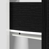 Black Oak Drawer Bottom Cabinet - 30X46X81.5 Cm, Made From Engineered Wood