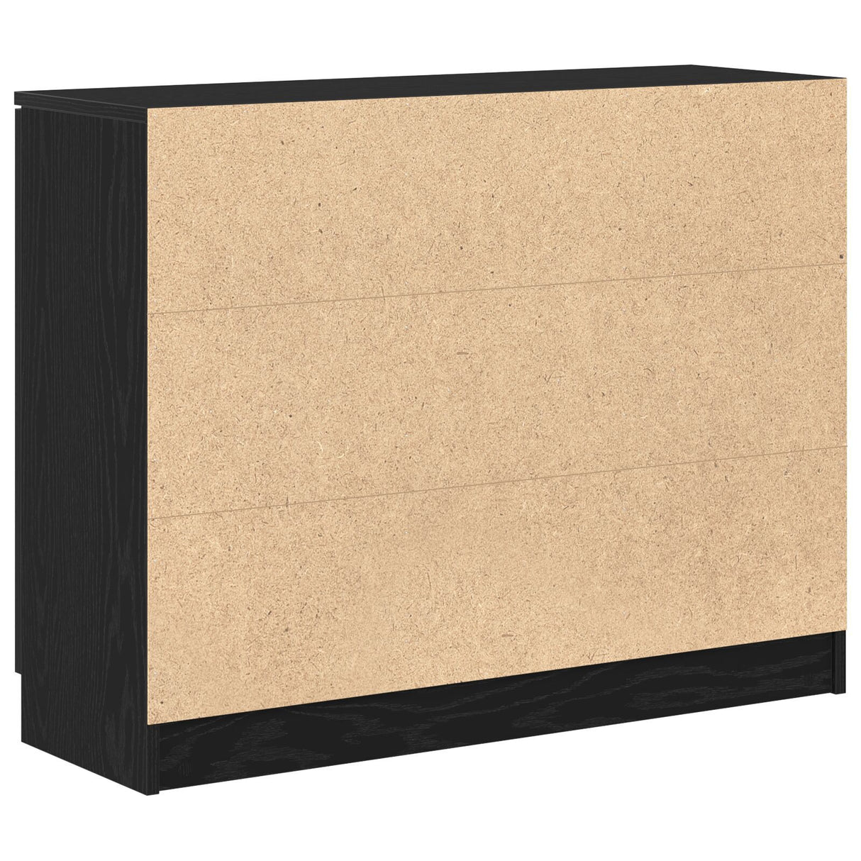 Sideboard Black Oak 90,5X30X70 Cm Engineered Wood