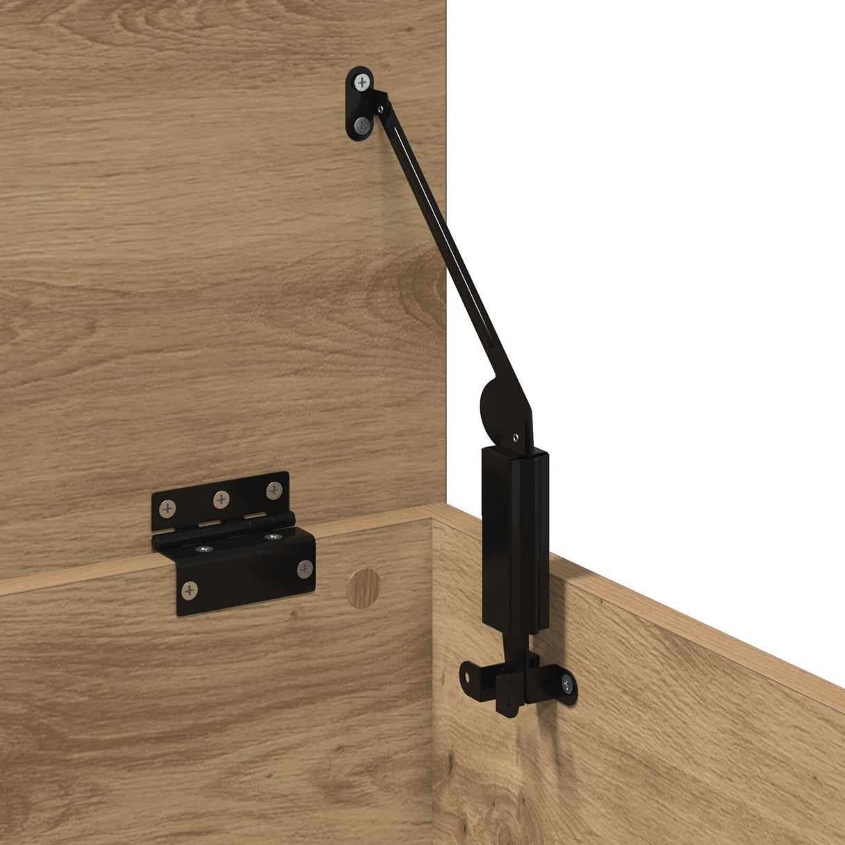 Storage Box Artisan Oak 30X35X35 Cm Engineered Wood