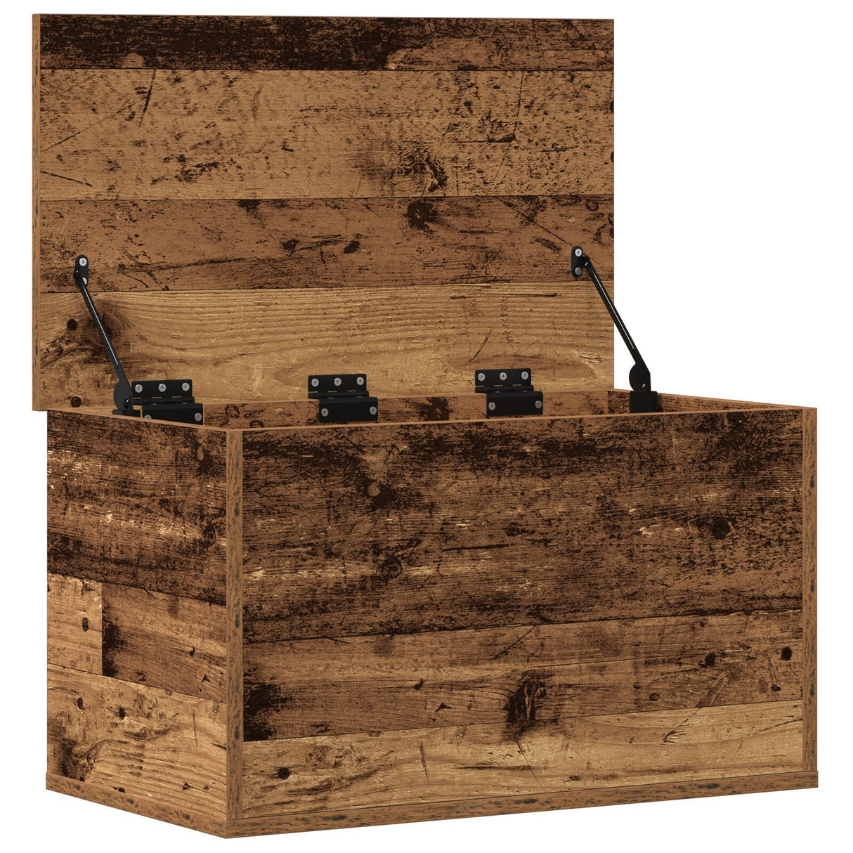 Storage Box Old Wood 60X35X35 Cm Made Of Engineered Wood