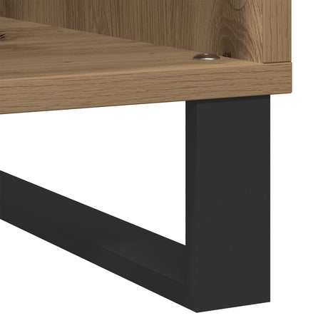 Record Cabinet Old Wood 100X38X48 Cm Engineered Wood