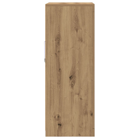 Sideboard With Led Lights Artisan Oak 60,5X37X100 Cm