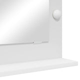 Vanity Mirror With Led Lights White 70X50X18 Cm