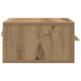 Bedside Cabinet Wall-Mounted Artisan Oak 35X35X20 Cm