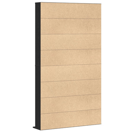 Cd Cabinet Black Oak Engineered Wood 101 X 23 X 177.5 Cm Shelving