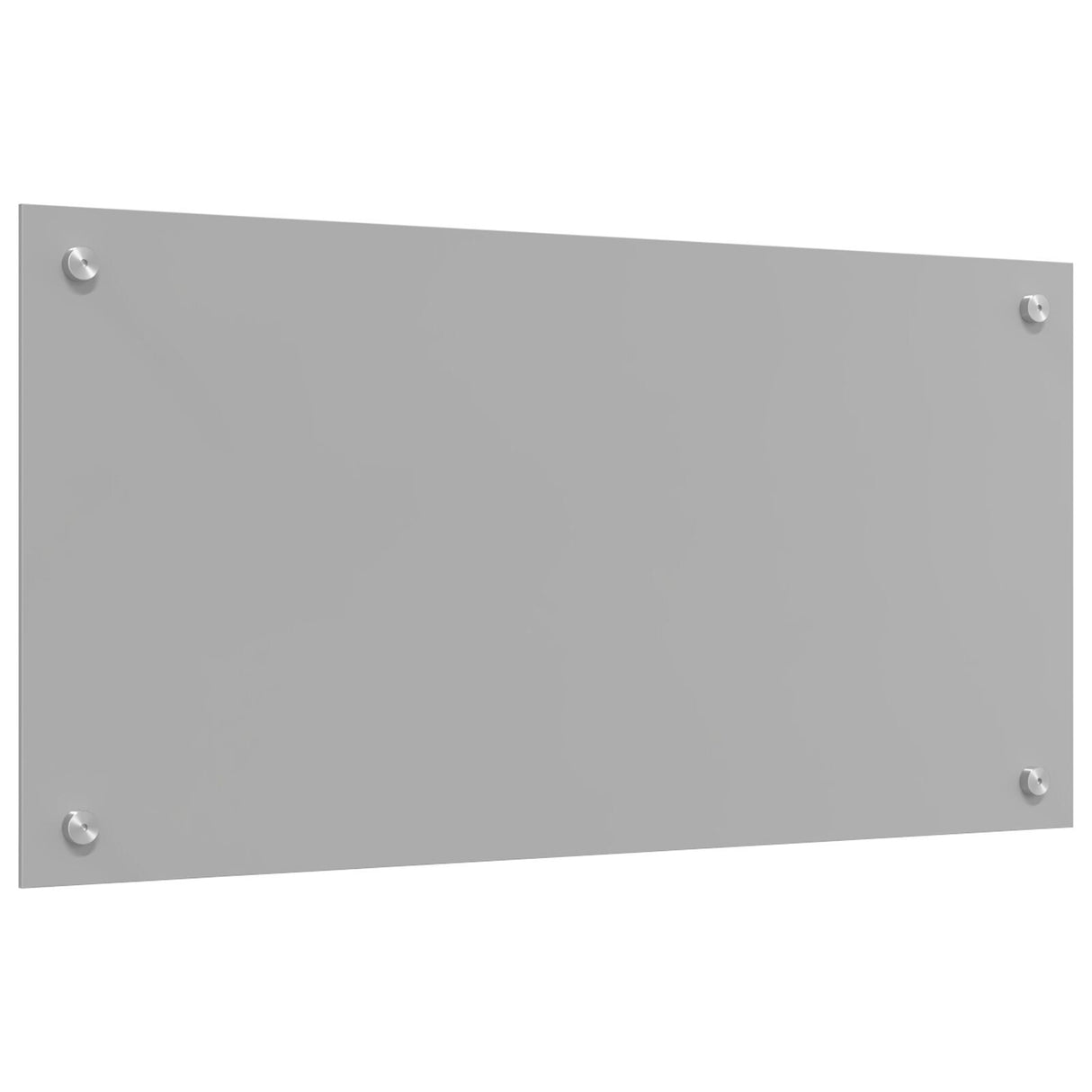 Kitchen Backsplash Light Grey 80X40X0.6 Cm Tempered Glass