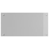 Kitchen Backsplash Light Grey 80X40X0.6 Cm Tempered Glass