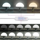 Vanity Mirror With Led Lights Grey Sonoma 100X45X18 Cm