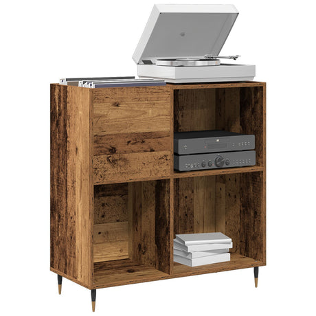 Record Cabinet Artisan Oak 84,5X38X89 Cm Engineered Wood
