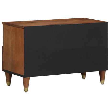 Tv Cabinet 70X33X46 Cm Solid Wood Mango