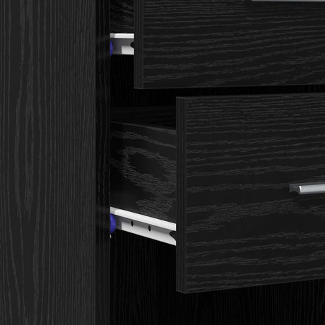 Highboard Artisan Oak 30X42,5X185 Cm Engineered Wood