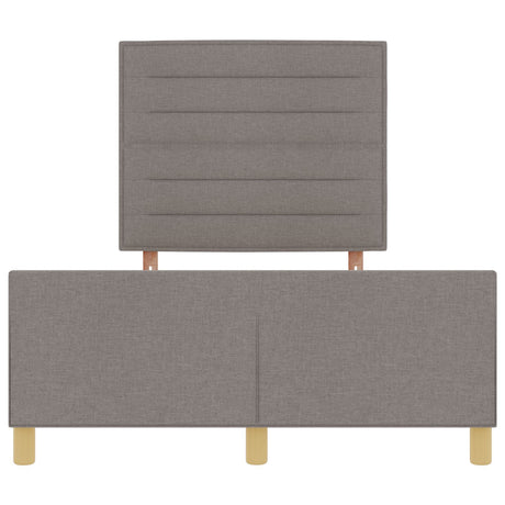 Bed Frame In Taupe, 140X200 Cm Fabric