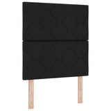 Bed Frame Black 80X200 Cm Fabric