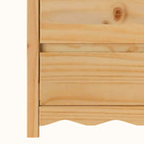 Chest Of Drawers &quot;Drammen&quot; 76,5X40X91 Cm Solid Wood Pine