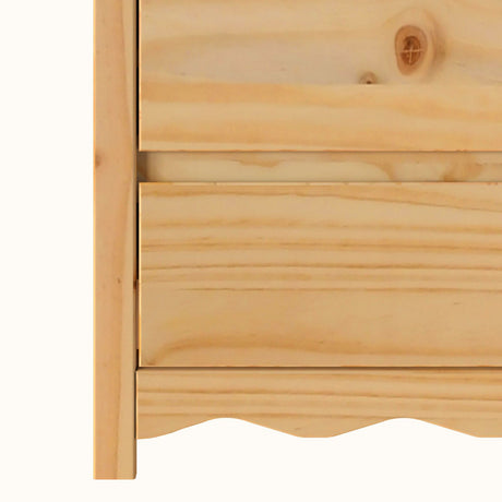 Chest Of Drawers &quot;Drammen&quot; 76,5X40X91 Cm Solid Wood Pine