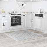 Shaggy Rug With Latex Backing Grey 120X120 Cm