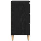 Sideboard Black Oak 60X35X70 Cm Engineered Wood