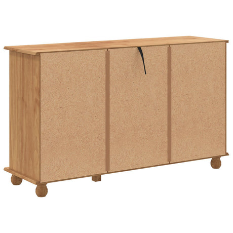 Chest Of Drawers &quot;Askim&quot; 79X40X133.5 Cm Solid Wood Pine