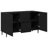 Black Oak Sideboard 100X36X60 Cm Made From Engineered Wood