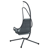 Hanging Chair With Stand And Cushion Steel