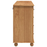 Chest Of Drawers &quot;Askim&quot; 79X40X133.5 Cm Solid Wood Pine