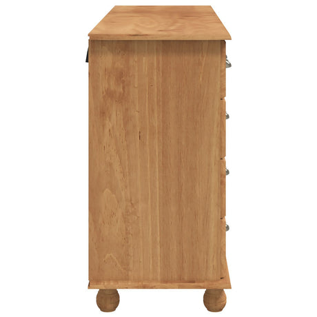Chest Of Drawers &quot;Askim&quot; 79X40X133.5 Cm Solid Wood Pine