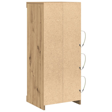 Sideboard With Led Lights Artisan Oak 41X37X100 Cm
