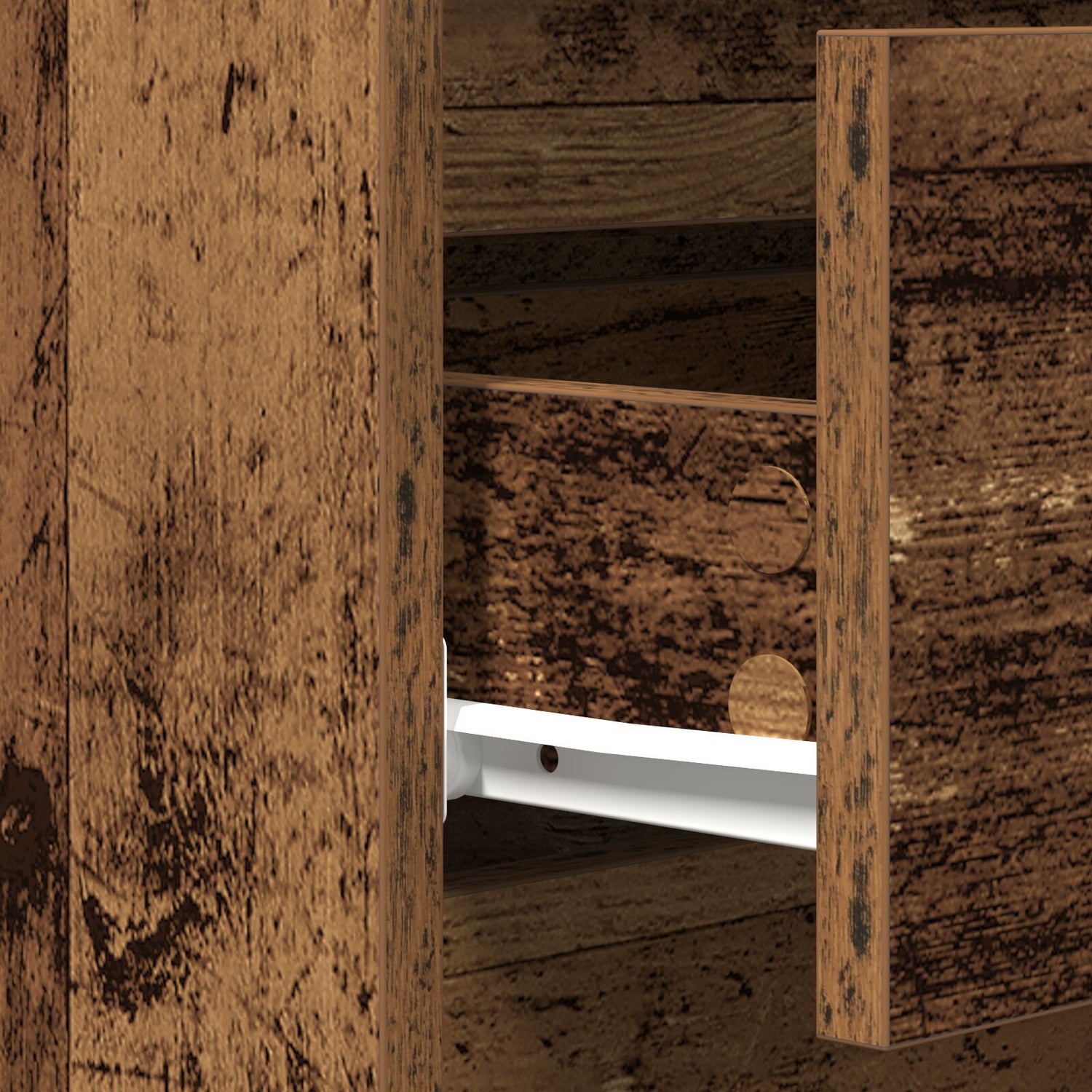 Sideboard With Drawers Old Wood 60X35X70 Cm Engineered Wood