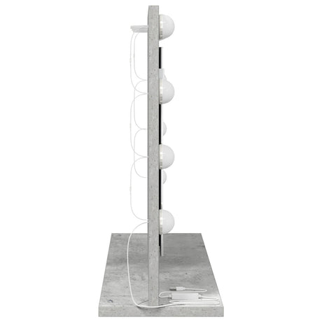 Vanity Mirror Concrete Grey Concrete Medium Decorative Inlays