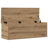 Artisan Oak Storage Box 102X35X35 Cm Made Of Engineered Wood