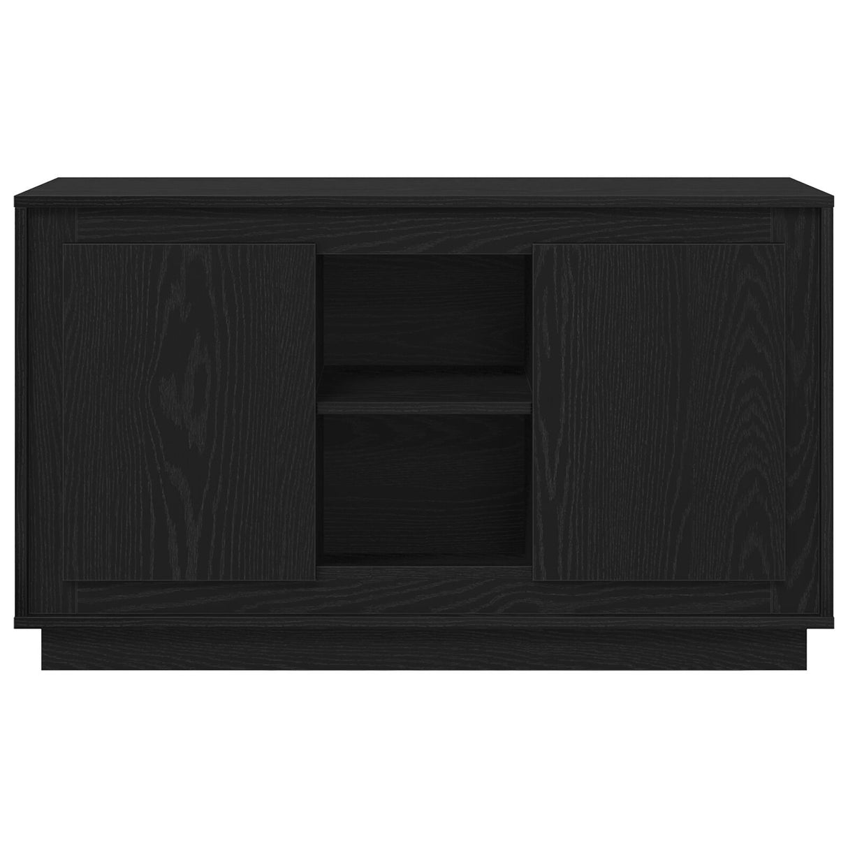 Sideboard Black Oak 102X35X60 Cm Engineered Wood