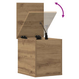 Storage Box Artisan Oak 30X35X35 Cm Engineered Wood