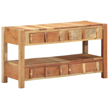 Tv Cabinet 83X33X46 Cm Solid Wood Reclaimed