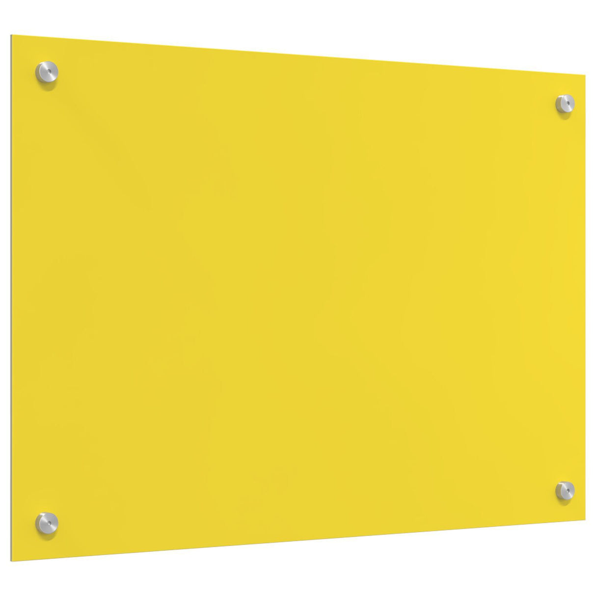 Kitchen Backsplash In Yellow, 70X50X0.6 Cm, Made Of Tempered Glass