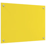 Kitchen Backsplash In Yellow, 70X50X0.6 Cm, Made Of Tempered Glass