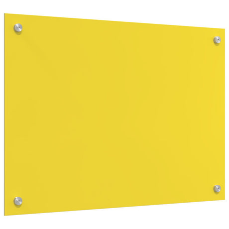 Kitchen Backsplash In Yellow, 70X50X0.6 Cm, Made Of Tempered Glass