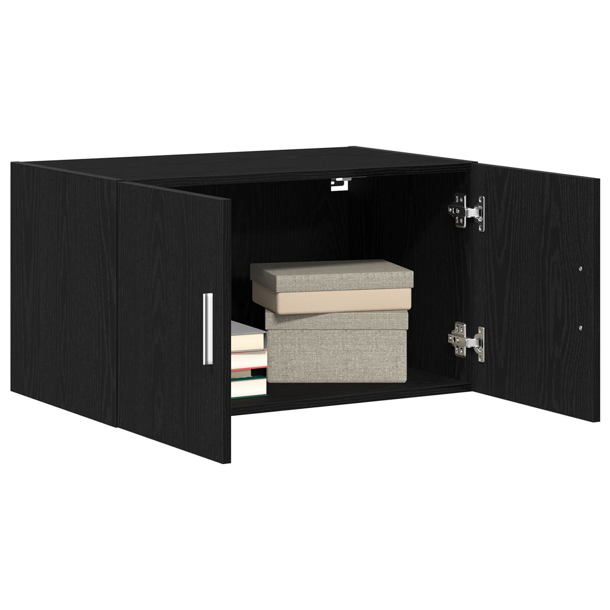 Wall Cabinet Black Oak 70X42,5X40 Cm Engineered Wood