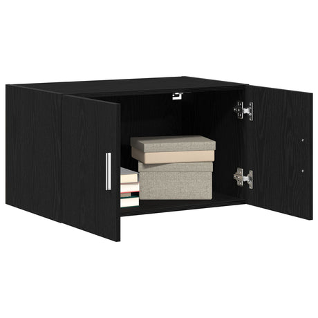 Wall Cabinet Black Oak 70X42,5X40 Cm Engineered Wood