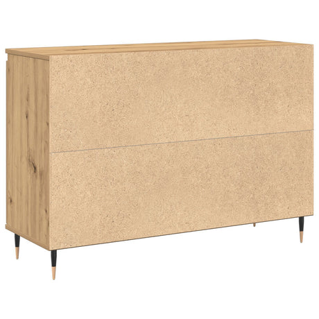 Sideboard With Doors & Drawers Artisan Oak 101,5X35X70 Cm