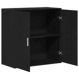 Sideboard Black Oak 79X38X80 Cm Engineered Wood
