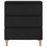 Sideboard Black Oak 60X35X70 Cm Engineered Wood