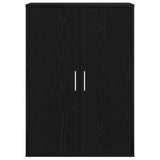 Sideboard Black Oak 60X31X84 Cm Engineered Wood