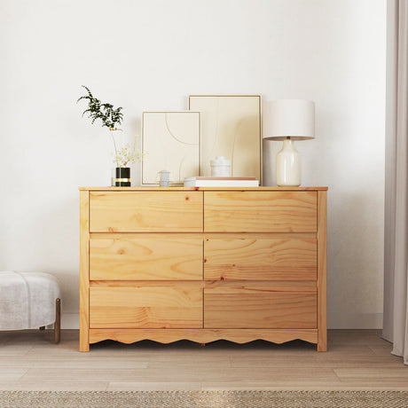 Chest Of Drawers &quot;Drammen&quot; 111X43X73,5 Cm Solid Wood Pine