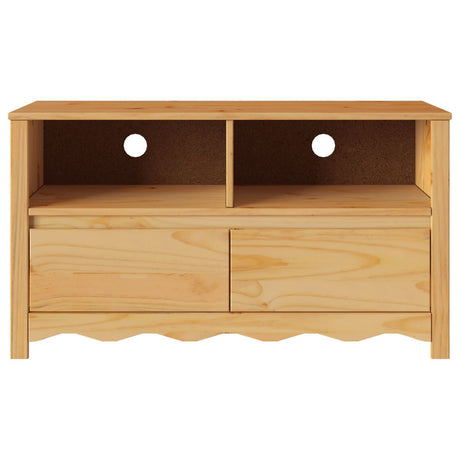 Tv Cabinet &quot;Drammen&quot; 99X43X55 Cm Solid Wood Pine