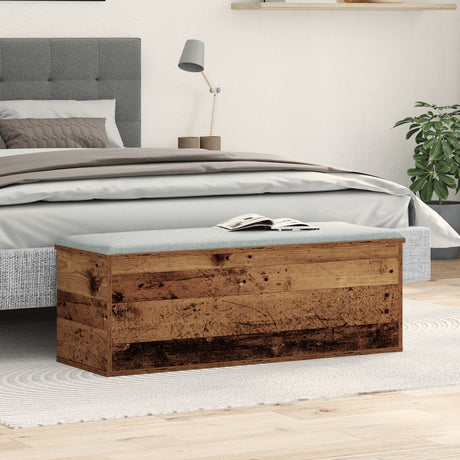 Storage Box - Old Wood, 102X35X35 Cm, Made From Engineered Wood