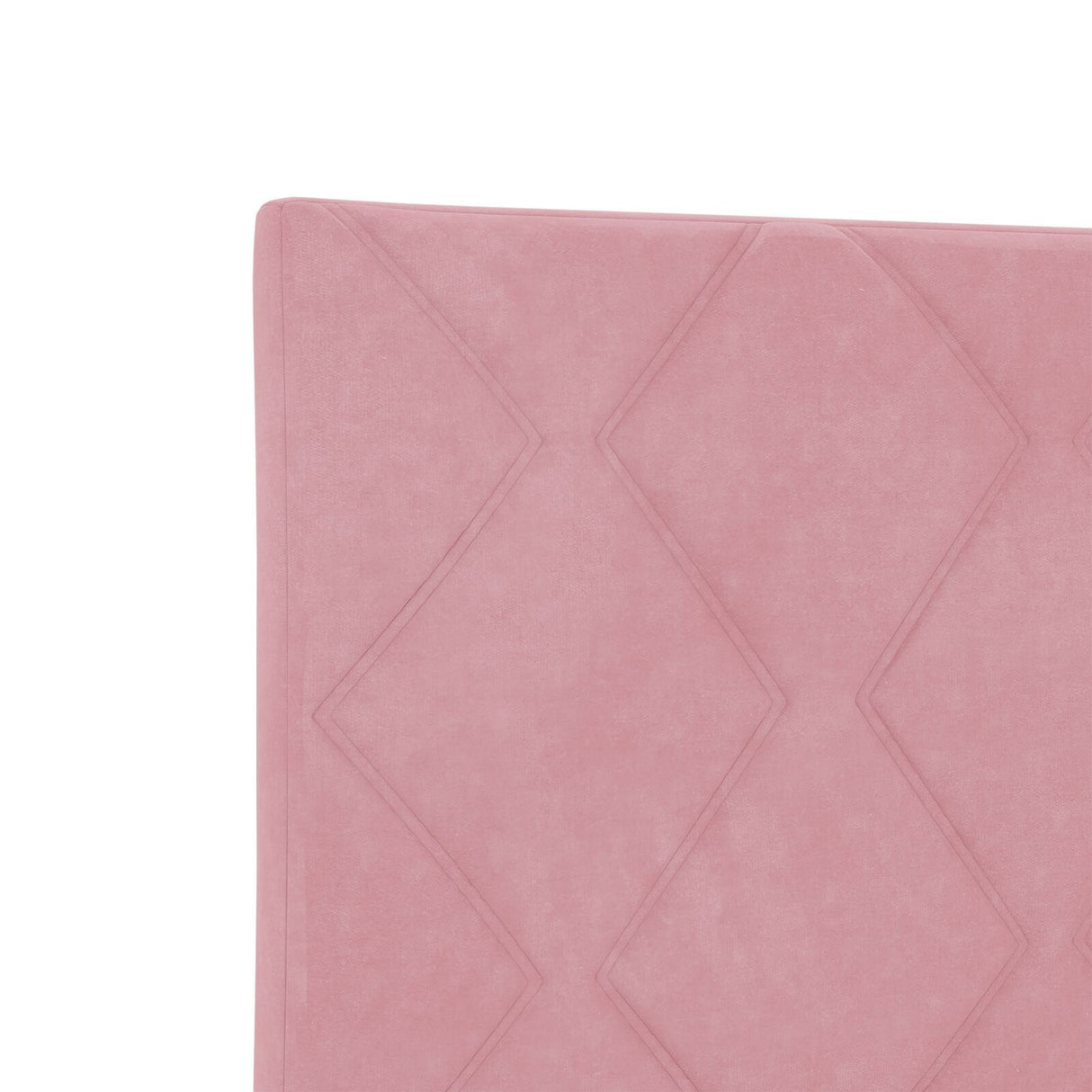 Bed Frame Pink 200X200 Cm Velvet