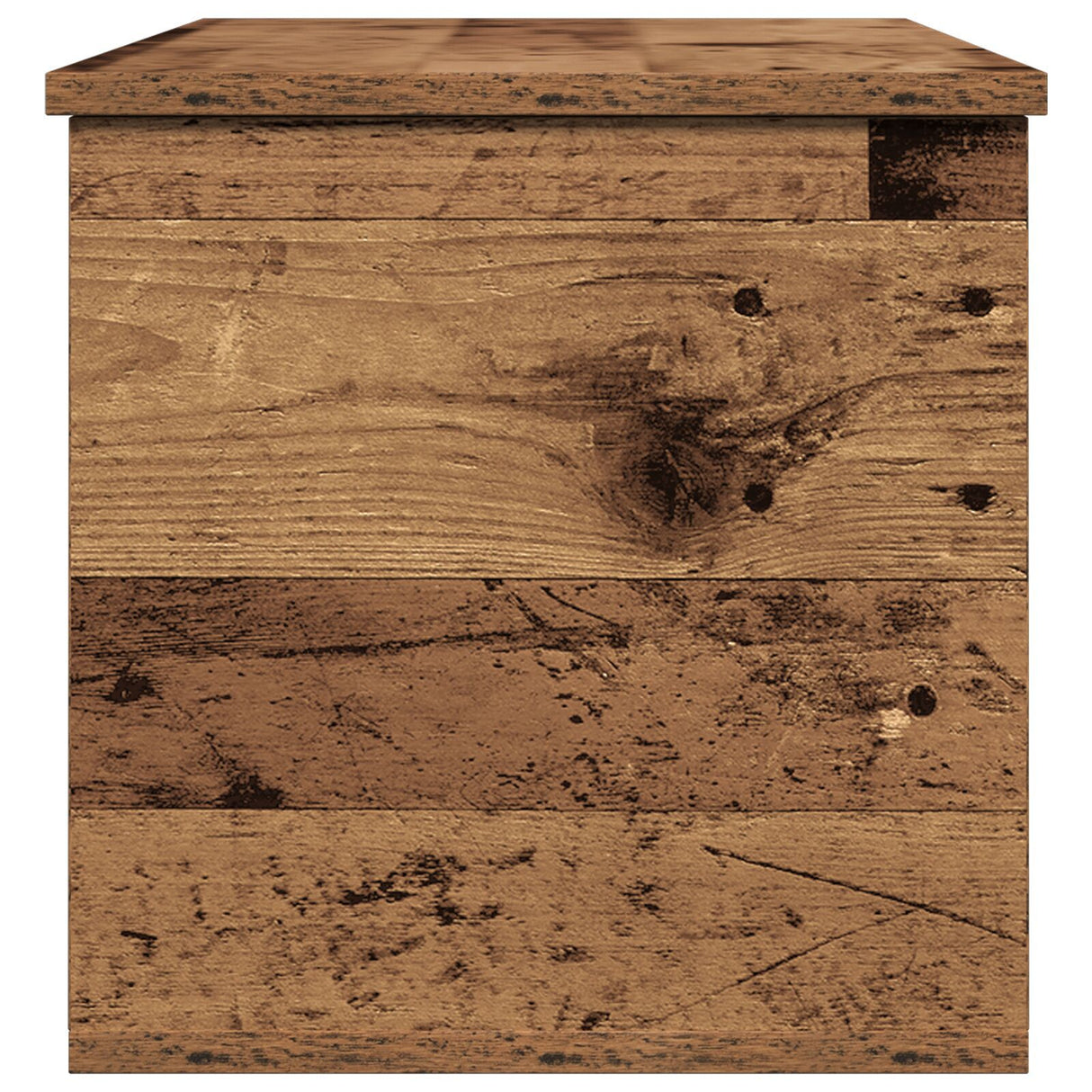 Storage Box Old Wood 90X35X35 Cm Made From Engineered Wood