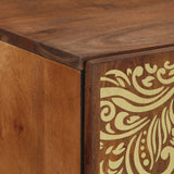 Sideboard 60X33X75 Cm Solid Wood Mango