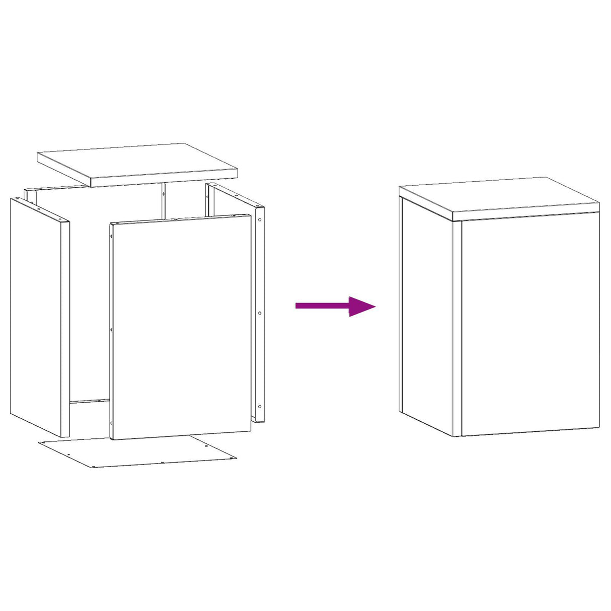 Outdoor Plant Stands Pillar 2 Pcs 24X24X35 Cm Steel